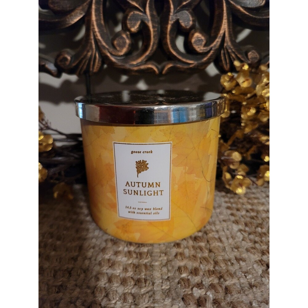 Autumn Sunlight - Goose Creek 3-Wick Candle